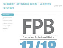 Tablet Screenshot of fpbasica.com